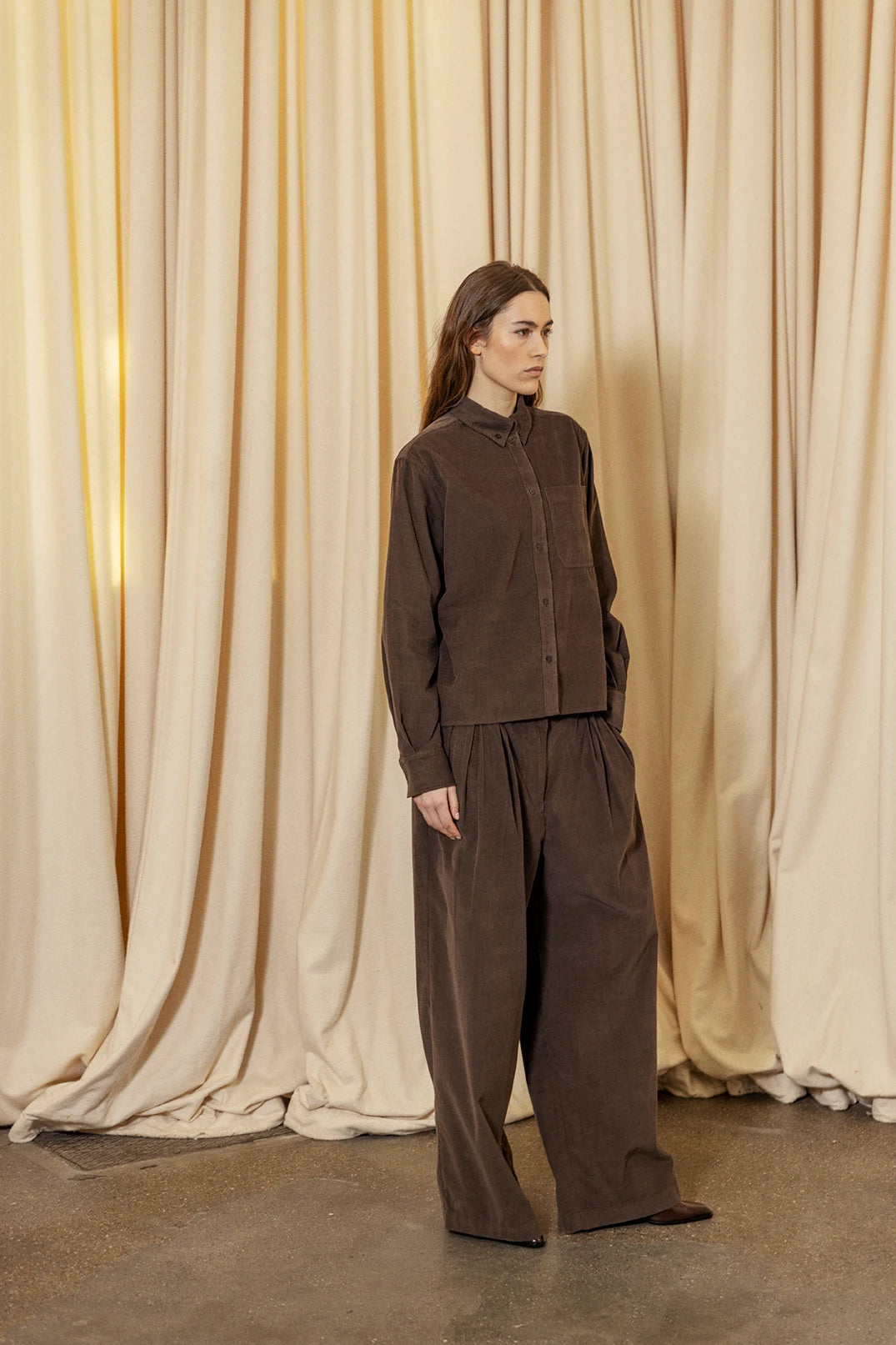 PROJECT AJ117 | PANTALONES | MUJER | TAILOR DK21_253 | MARRÓN