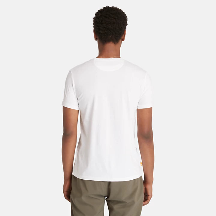 TIMBERLAND Dunstan River Short Sleeve Camiseta White: أبيض تيشيرت للرجال