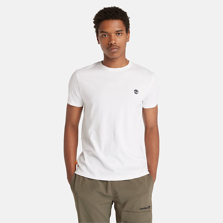 TIMBERLAND Dunstan River Short Sleeve Camiseta White: أبيض تيشيرت للرجال