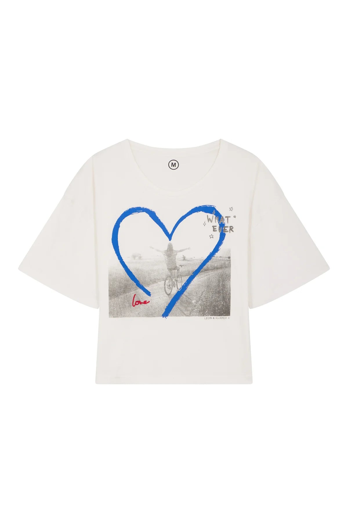 LEON & HARPER | CAMISETAS | MUJER | TITAN JC05 BIKE OFF WHITE | BLANCO
