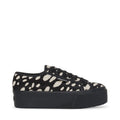 SUPERGA | SNEAKERS | MUJER | 2790 DK DALMATIAN CALF HAIR BLACK-BEIGE | BEIGE