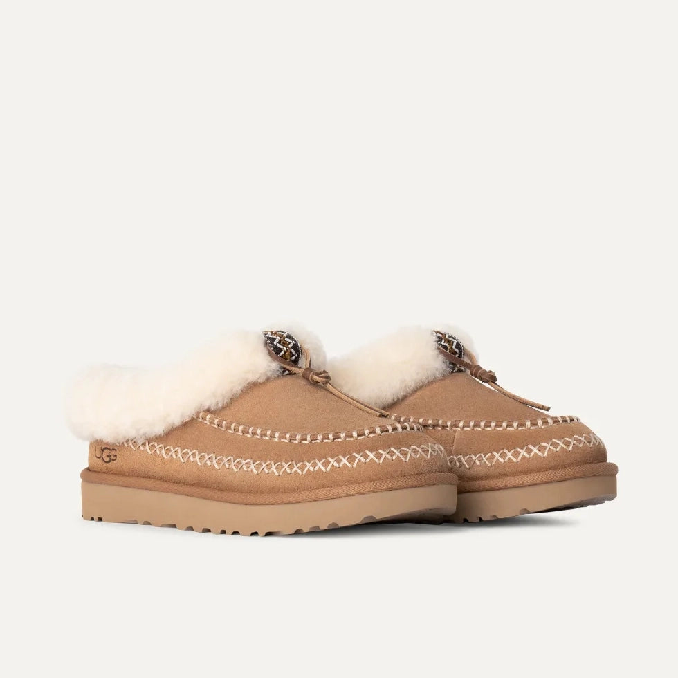 UGG | WOMEN'S CLOGS | TASMAN ALPINE CHESTNUT | BROWN