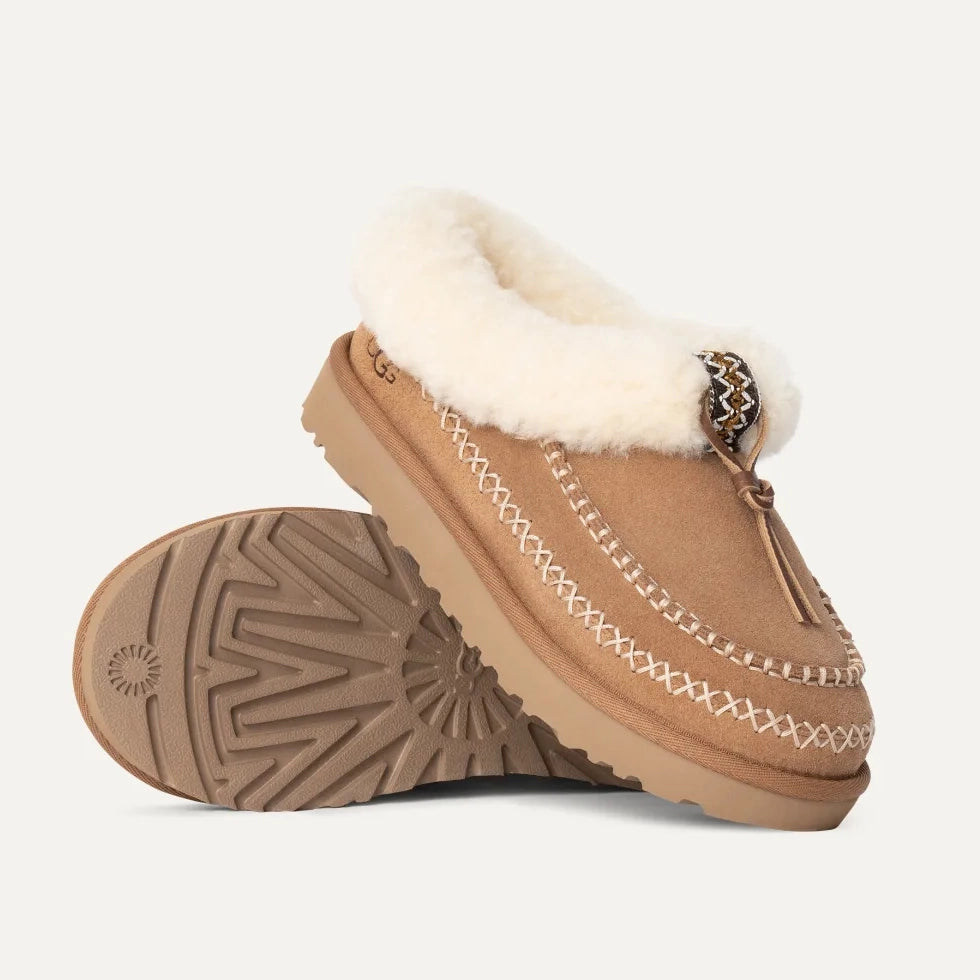 UGG | WOMEN'S CLOGS | TASMAN ALPINE CHESTNUT | BROWN