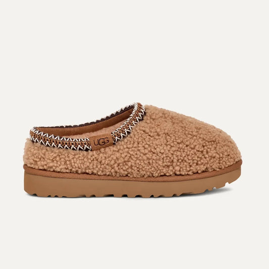 UGG | WOMEN'S CLOGS | TASMAN MAXI CURLY CHESTNUT | BROWN