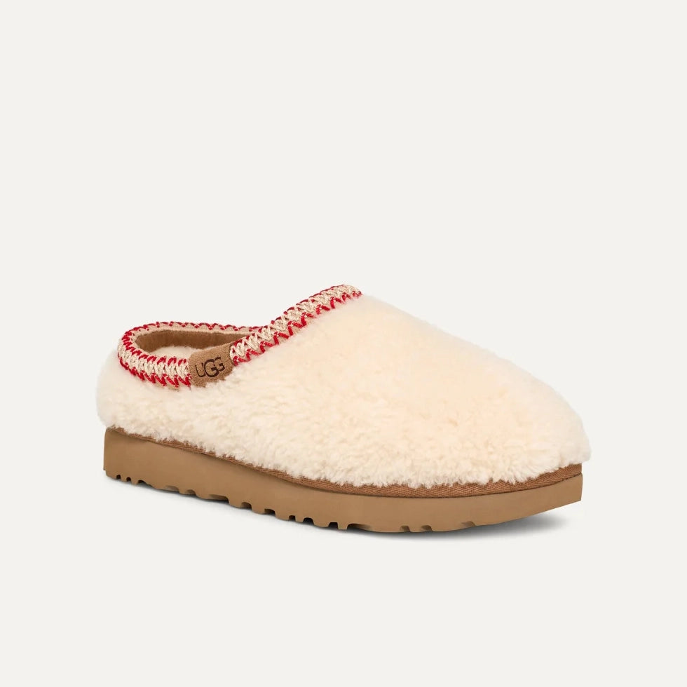 UGG | CLOGS | WOMEN'S | TASMAN MAXI CURLY NATURAL | BEIGE