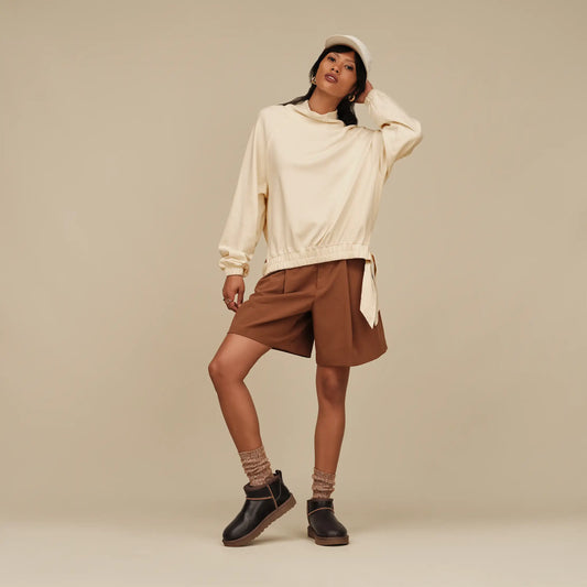 UGG | LAARZEN | DAMES | W CLASSIC ULTRA MINI LTHR REGEN |IWD