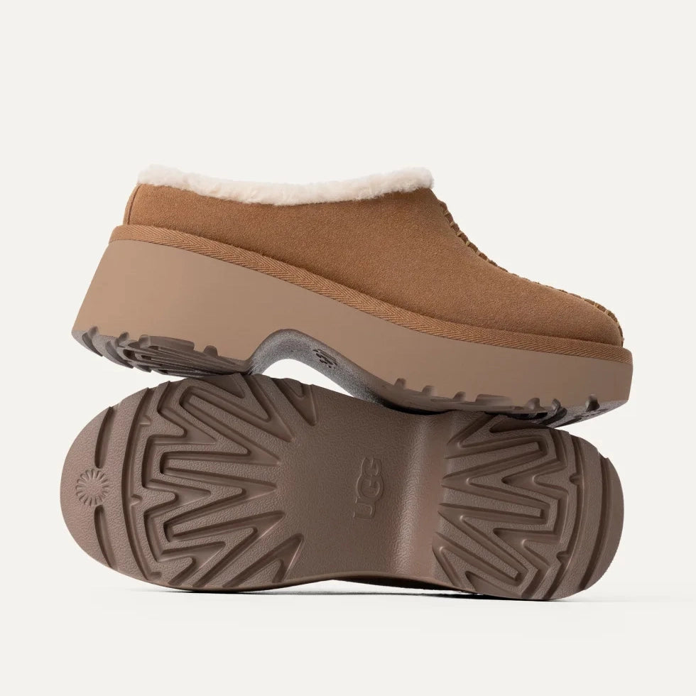 UGG | ZUECOS | MUJER | NEW HEIGHTS COZY CLOG CHESTNUT | MARRÓN