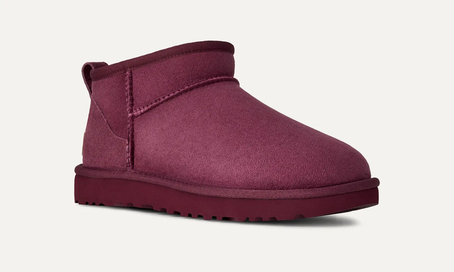 UGG | BOTINES MUJER | CLASSIC ULTRA MINI BURNT MAGENTA | ROJO