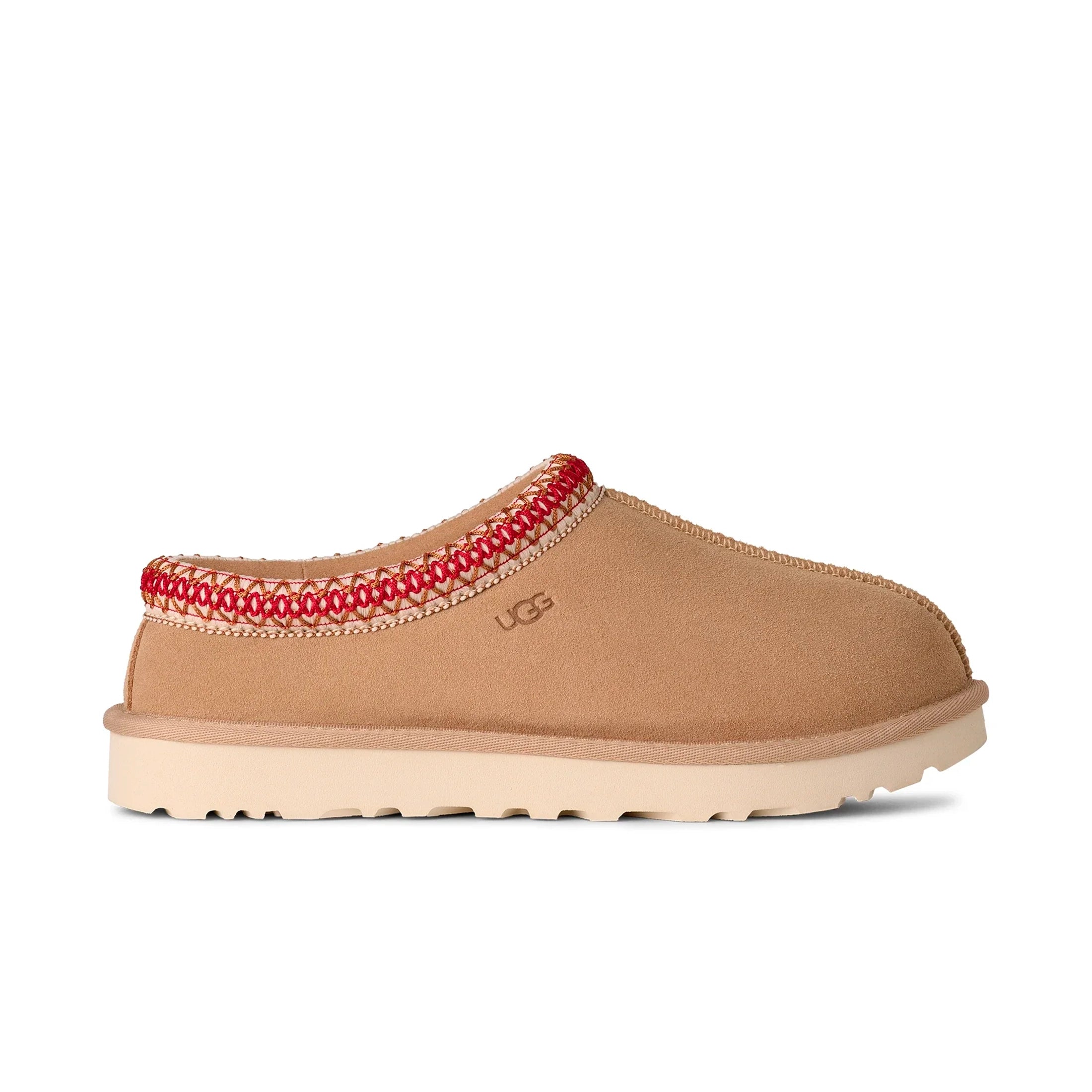 UGG W Tasman II Sand/dark Cherry: brun träskor för dam