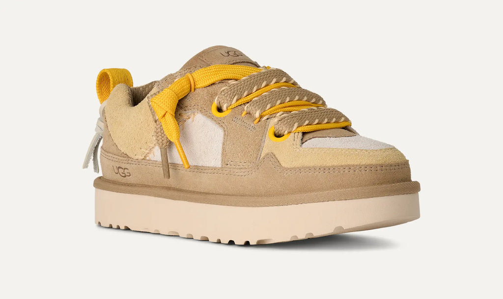 UGG W LOW Lowmel Biarritz Mustard SEED: beige sneakers til kvinder