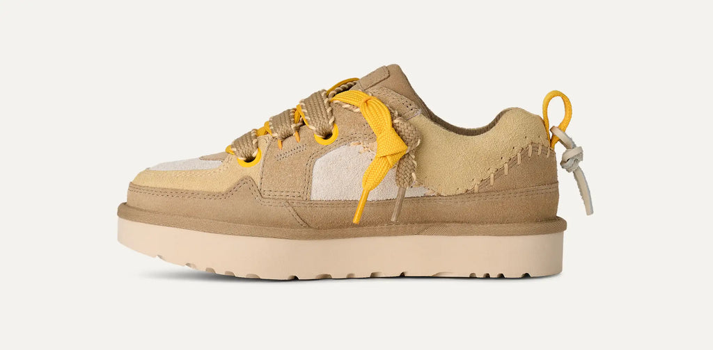 UGG W LOW Lowmel Biarritz Mustard SEED: beige sneakers til kvinder
