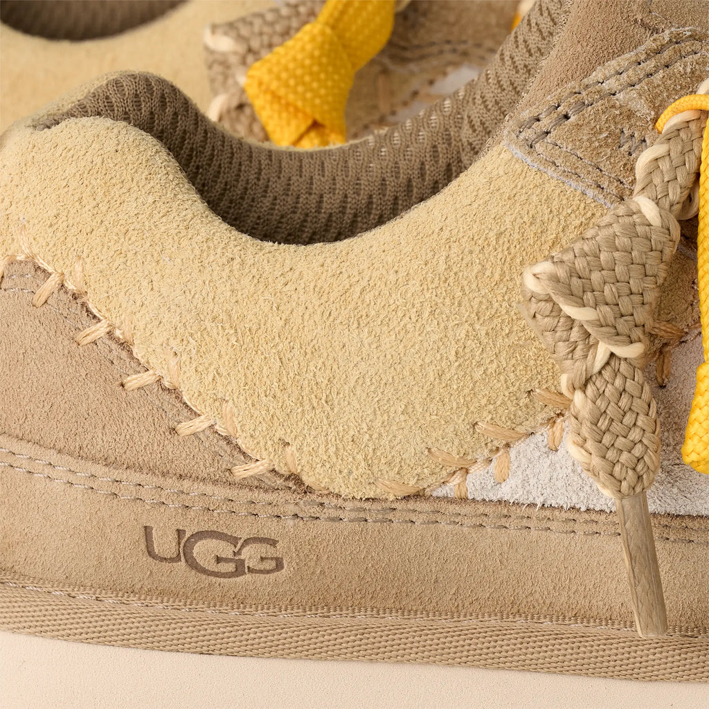 UGG W LOW Lowmel Biarritz Mustard SEED: beige sneakers til kvinder