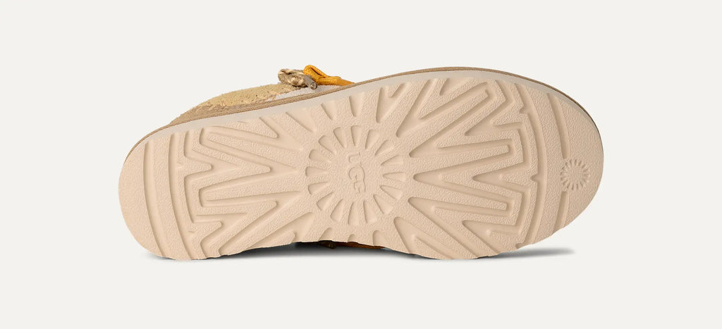 UGG W LOW Lowmel Biarritz Mustard SEED: beige sneakers til kvinder
