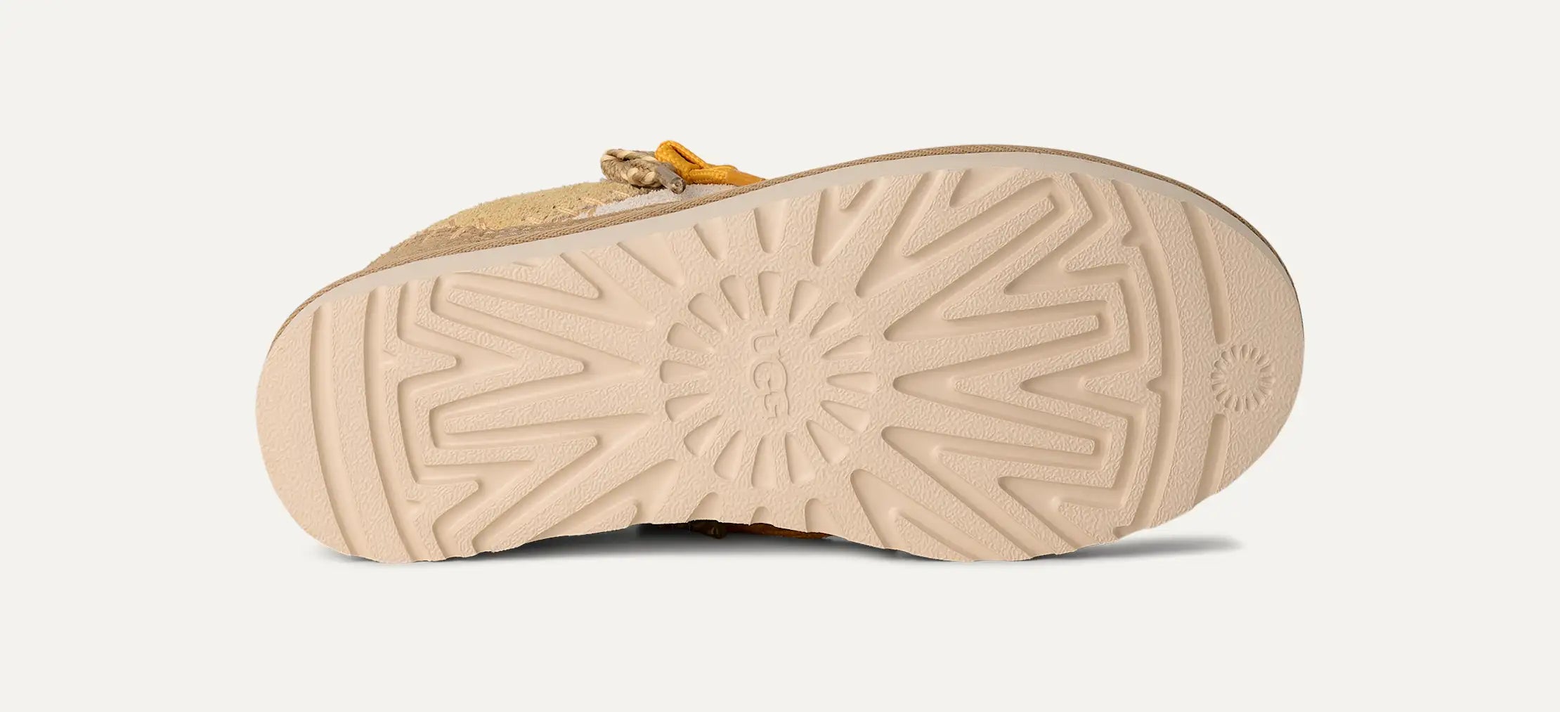 UGG W LOW Lowmel Biarritz Mustard SEED: beige sneakers til kvinder