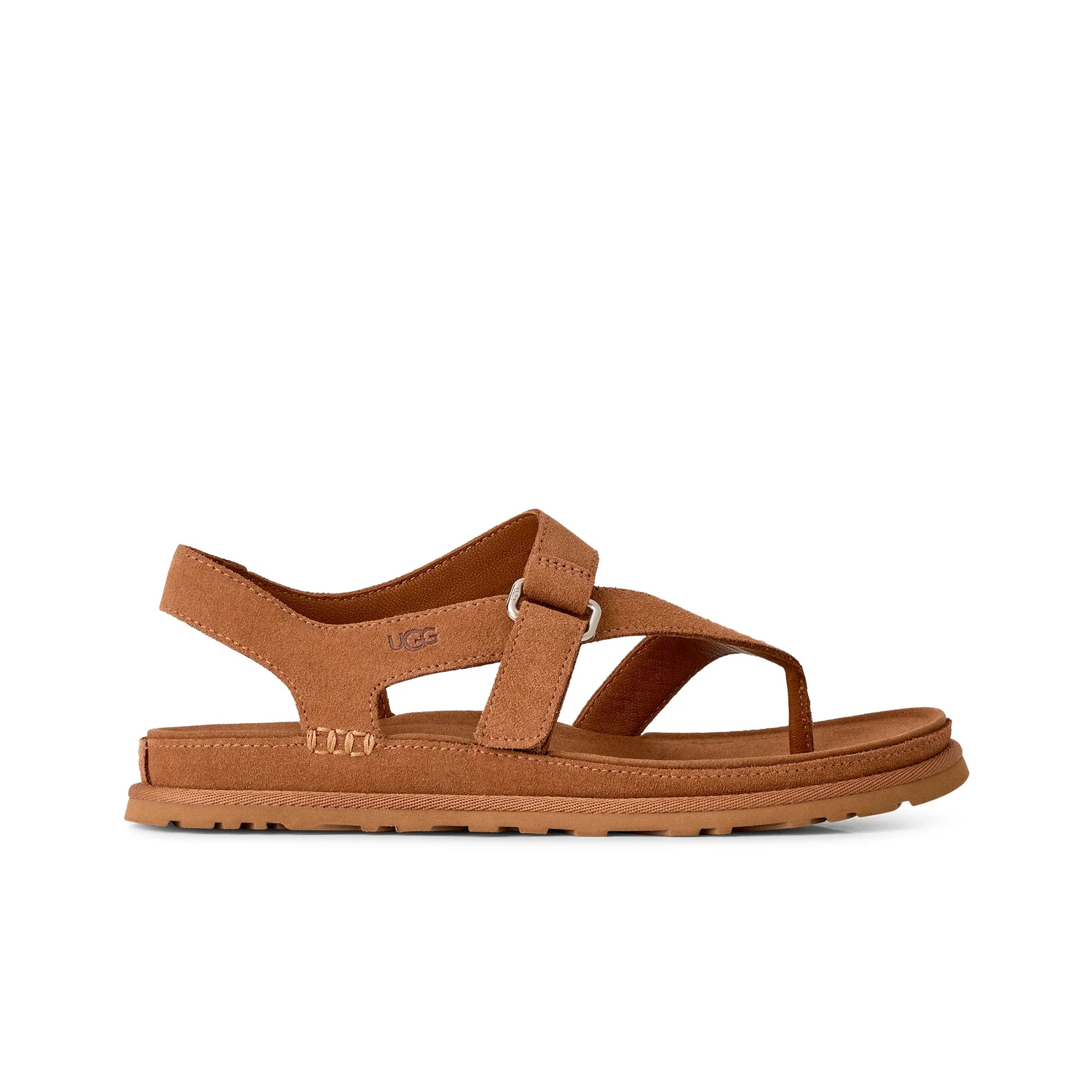 UGG W Goldengaze TOE POST Chestnut: braun Sandalen für Damen