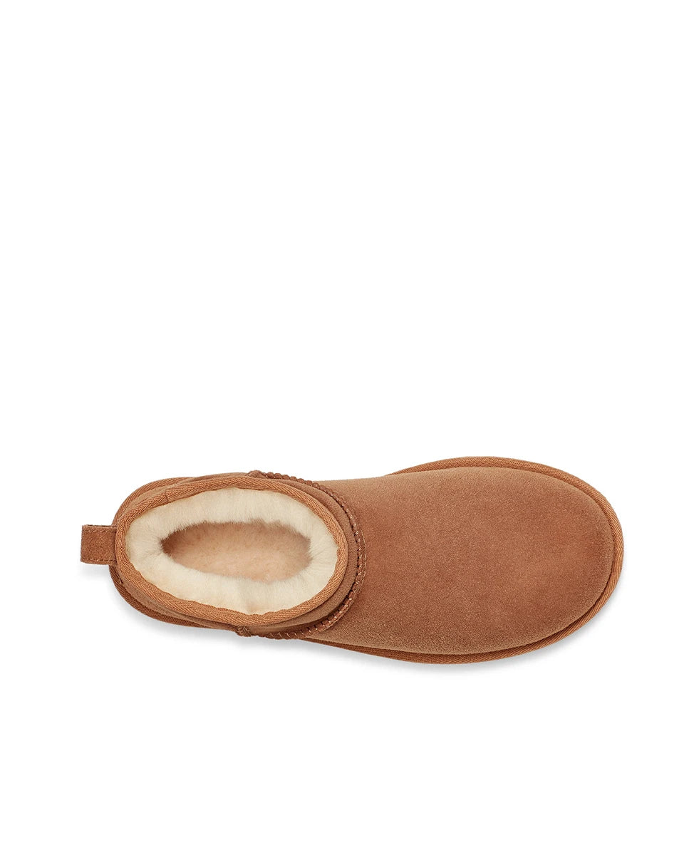 UGG | BOTAS | MUJER | W CLASSIC ULTRA MINI CHESTNUT | MARRÓN
