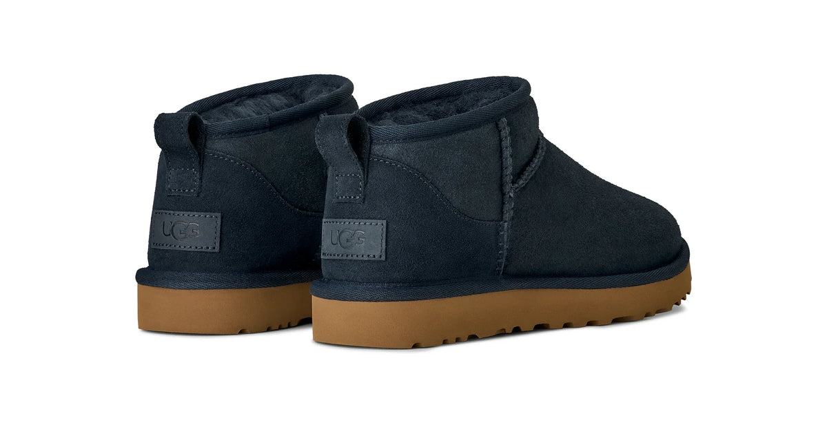 UGG W Classic Ultra MINI DARK Indigo: bleu bottes pour femme