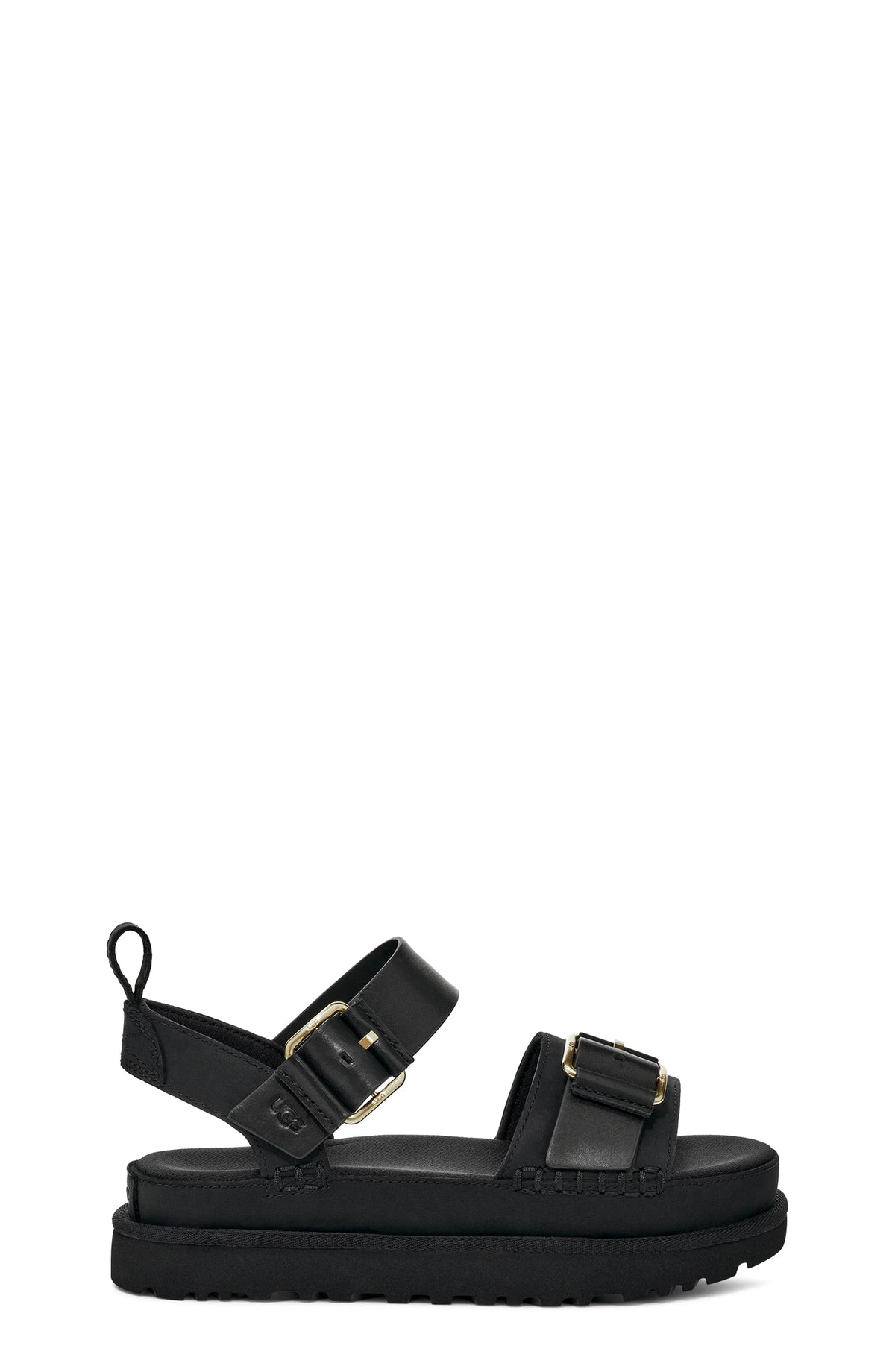 UGG W Goldenstar Villa Black: negre sandàlies per a dona