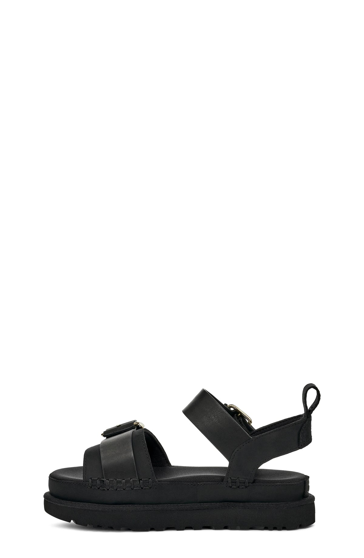 UGG W Goldenstar Villa Black: negre sandàlies per a dona