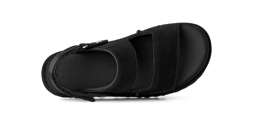 UGG W Goldenstar Glide Black: noir sandales pour femme