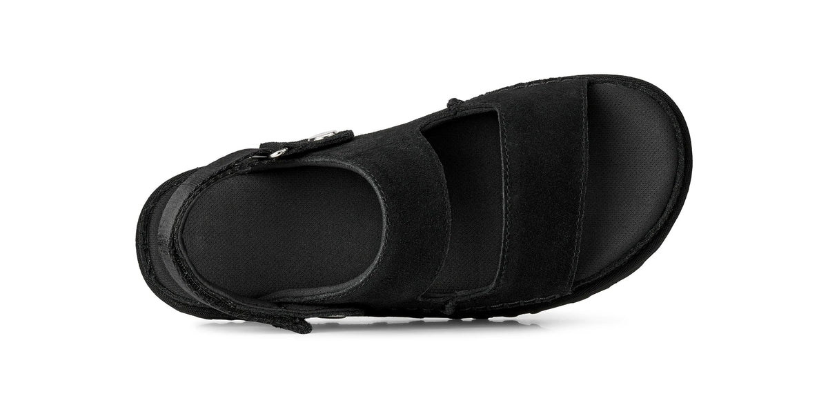 UGG W Goldenstar Glide Black: noir sandales pour femme