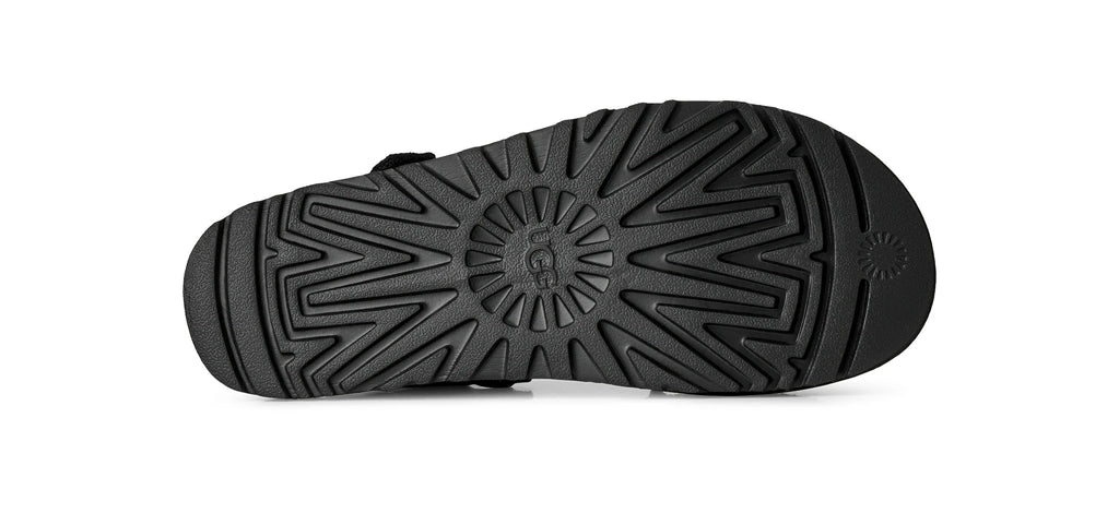 UGG W Goldenstar Glide Black: noir sandales pour femme