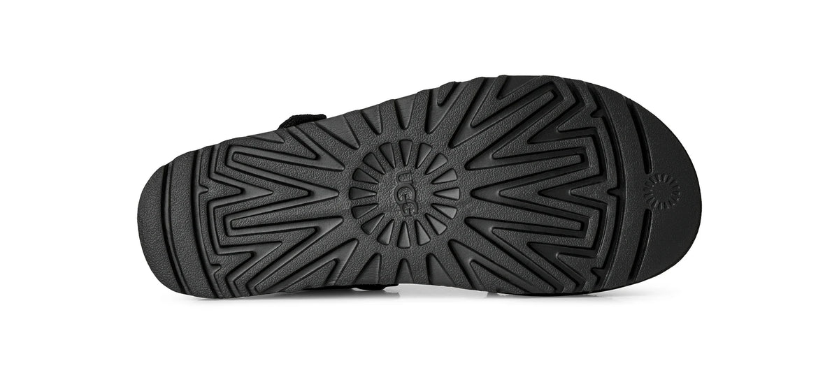 UGG W Goldenstar Glide Black: noir sandales pour femme
