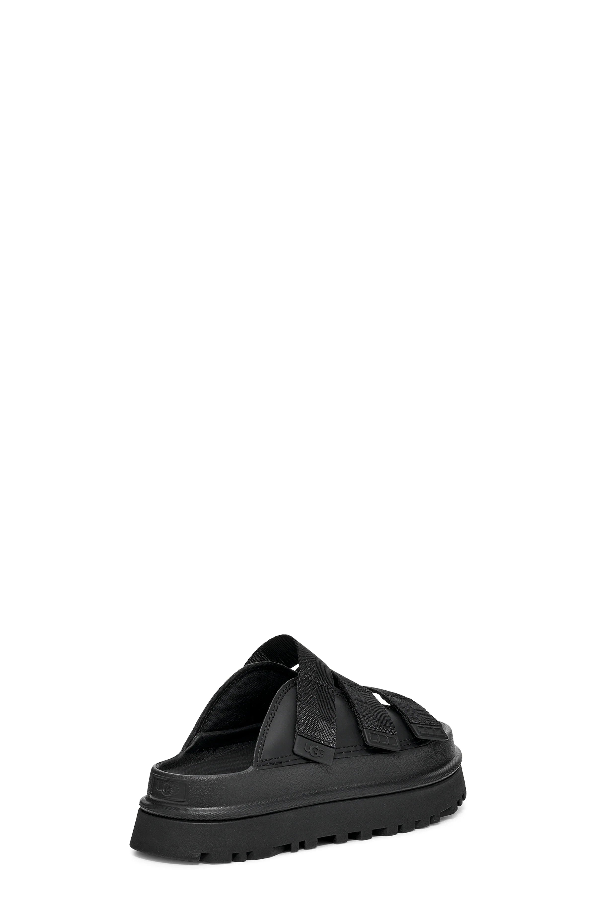 UGG W Goldenglow Slide Black: sort sandaler til kvinder