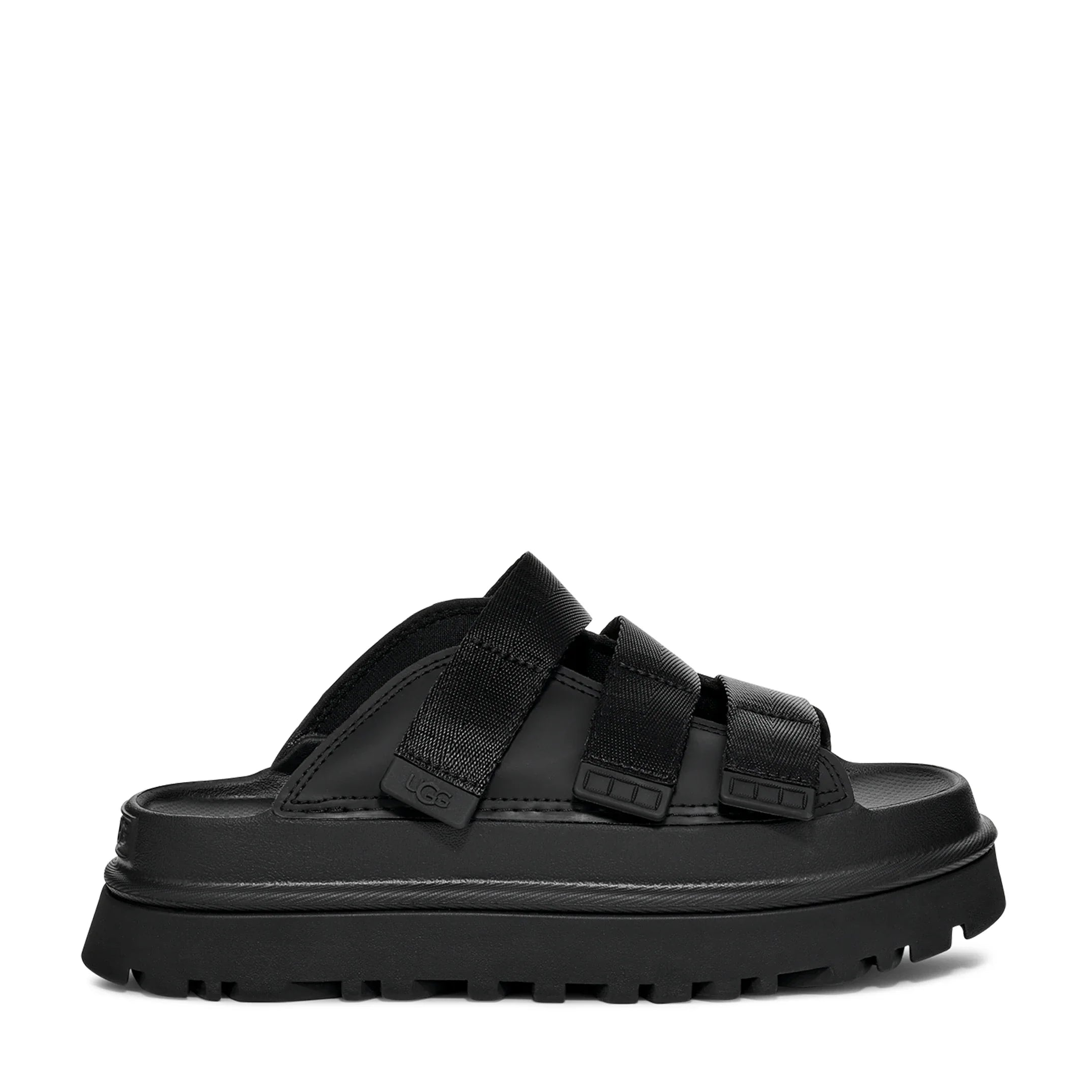 UGG W Goldenglow Slide Black: sort sandaler til kvinder