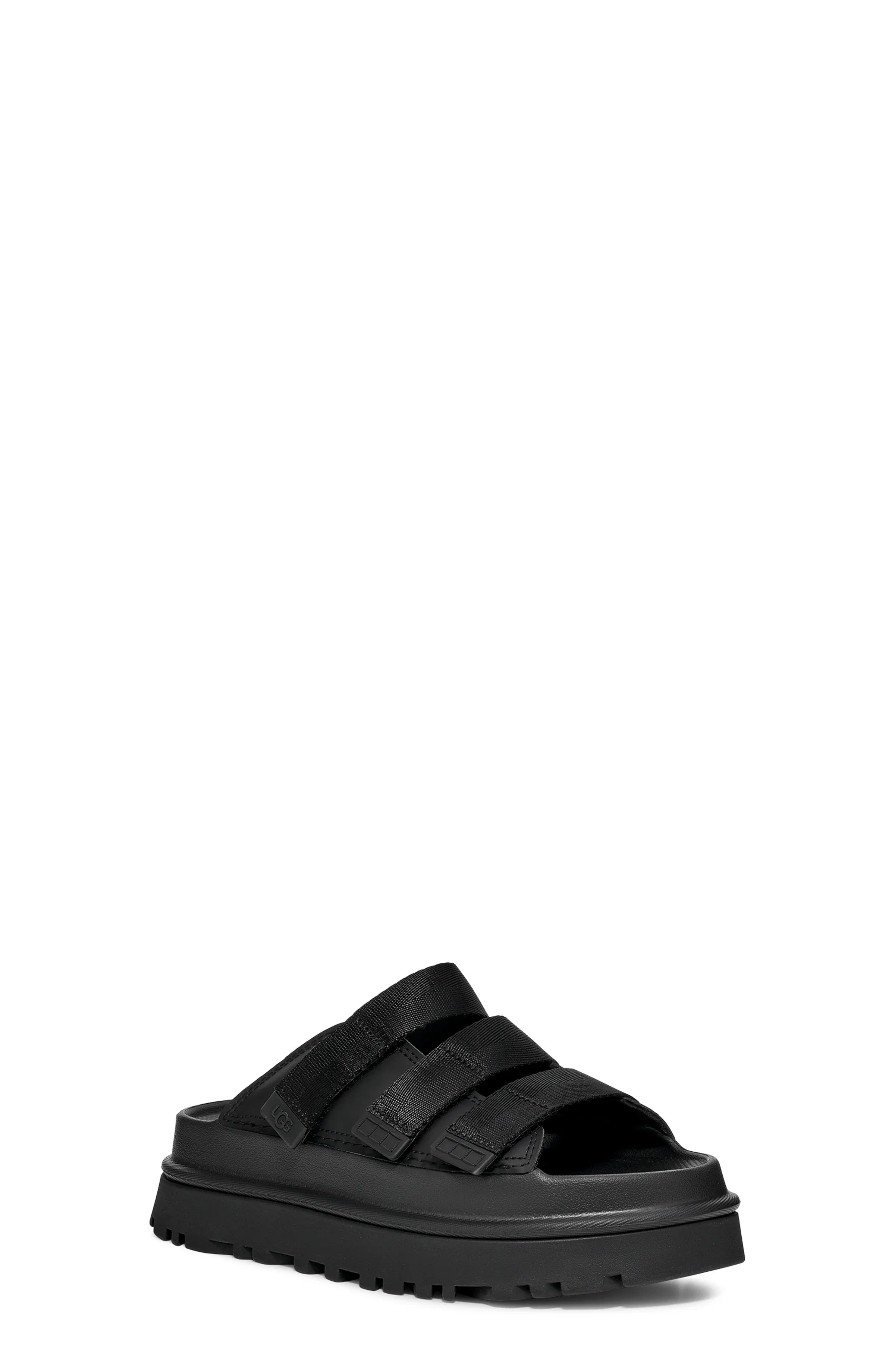 UGG W Goldenglow Slide Black: sort sandaler til kvinder