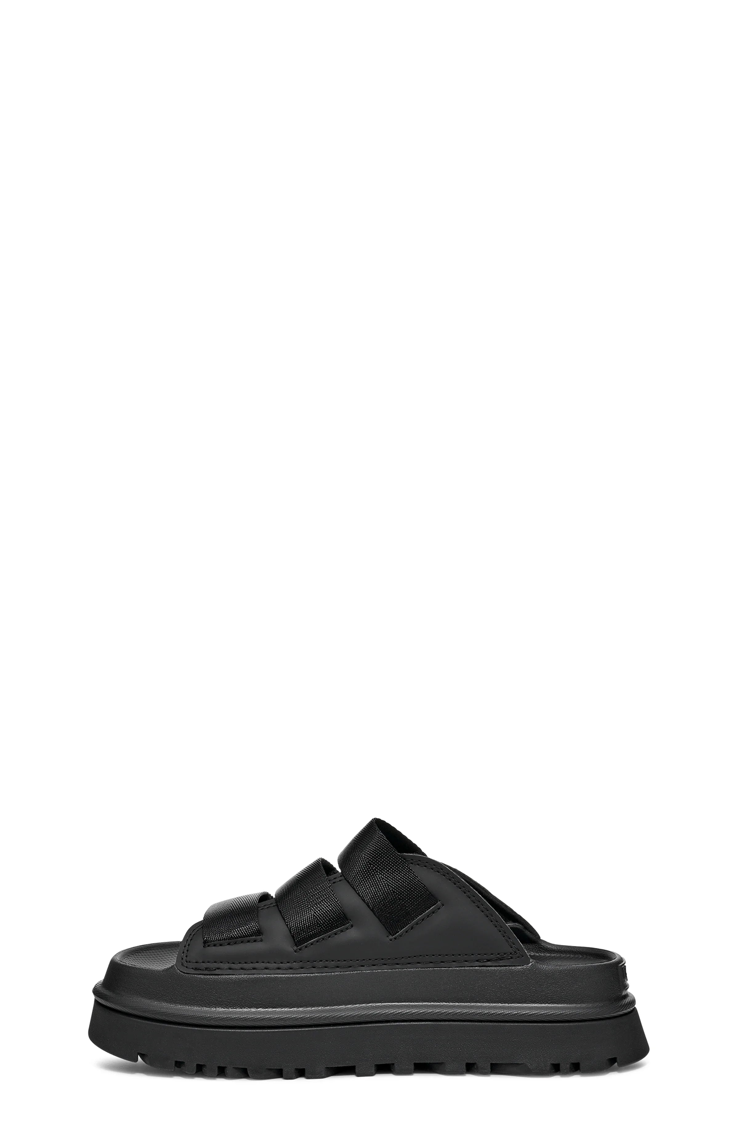 UGG W Goldenglow Slide Black: sort sandaler til kvinder
