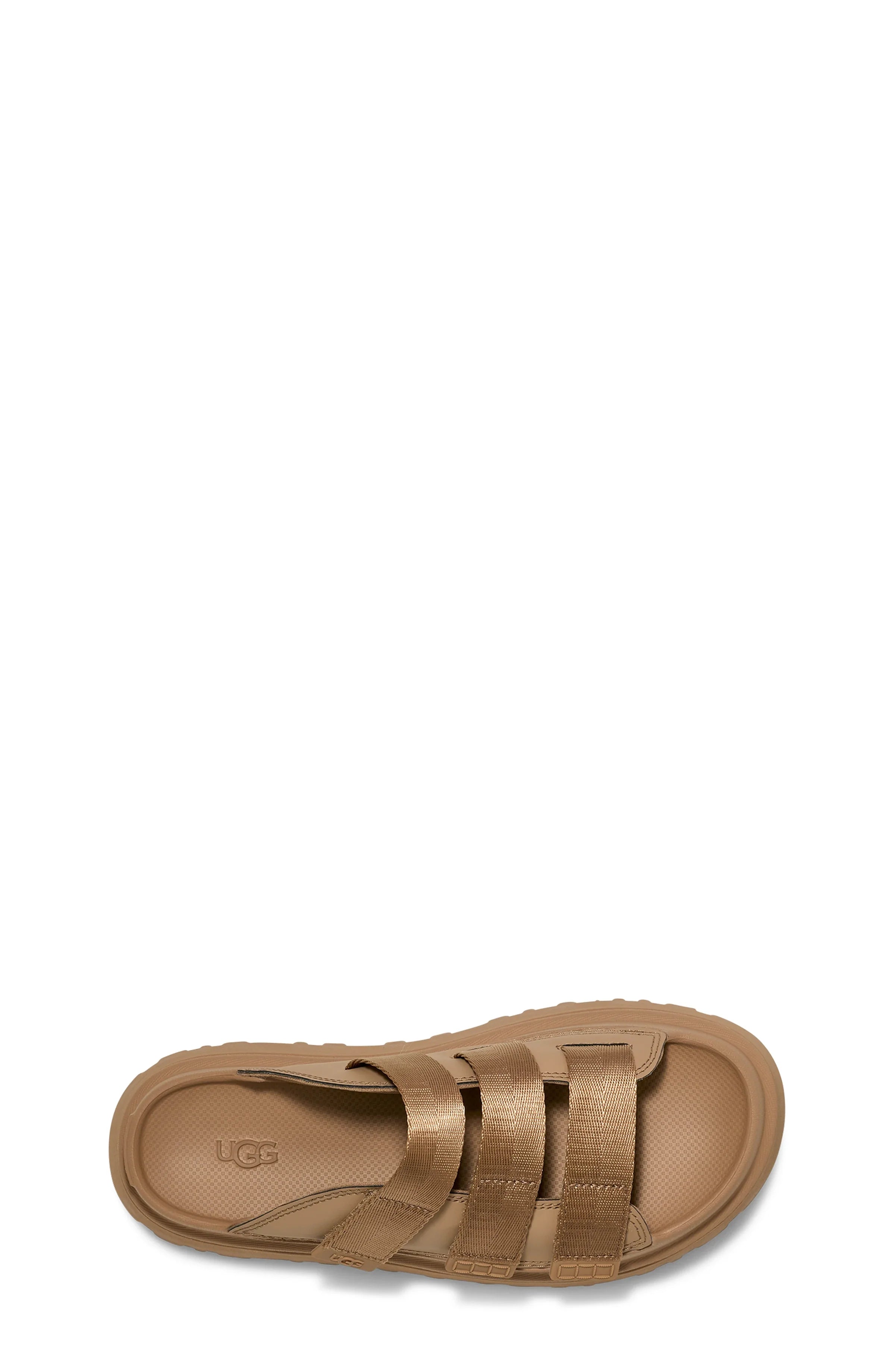 UGG W Goldenglow Slide DARK SAND: brun sandaler til kvinder