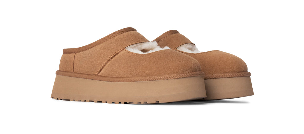 UGG W BEA MARY JANE Chestnut: marron sabots pour femme