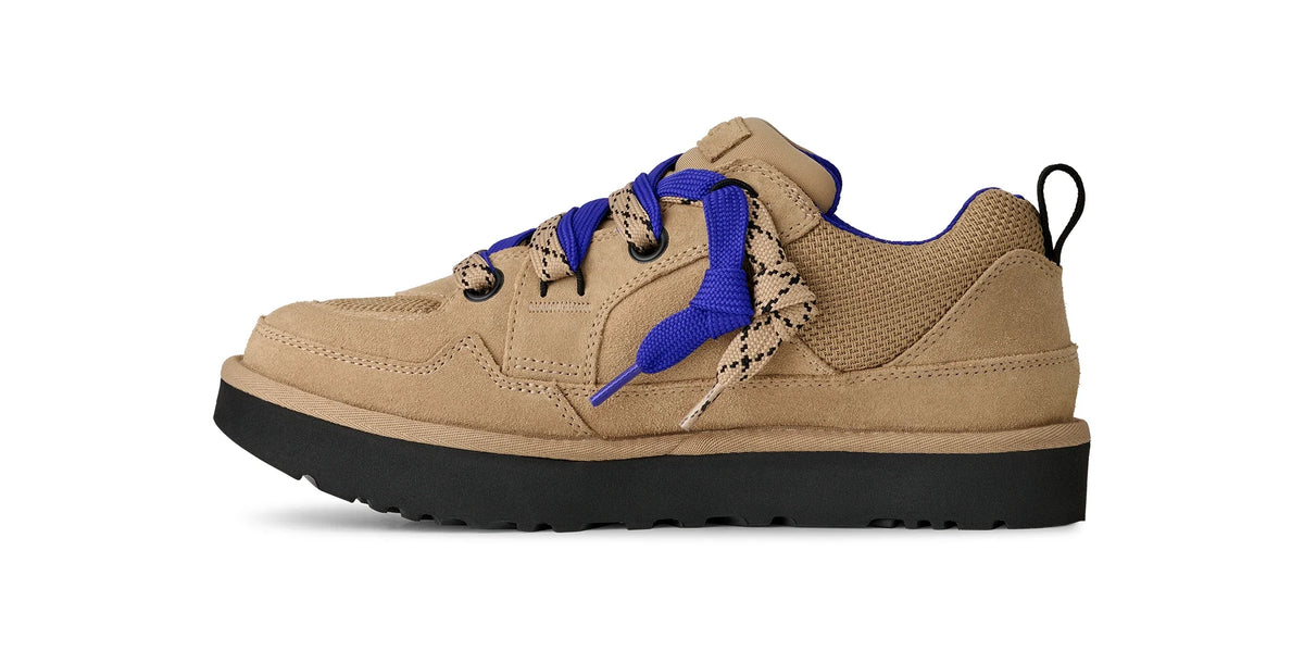 UGG M LO Lowmel SAND / Regal BLUE: brun sko til mænd