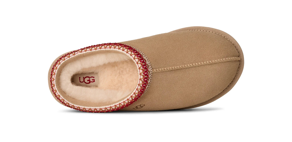 UGG | MULES Y ZUECOS | MUJER | W TASMAN II SAND/DARK CHERRY | MARRÓN