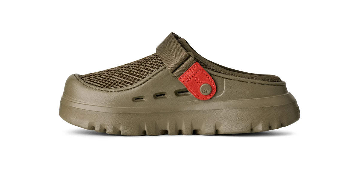 UGG M Peakmod Breathe Burnt Olive / RED Pepper: grøn sko til mænd
