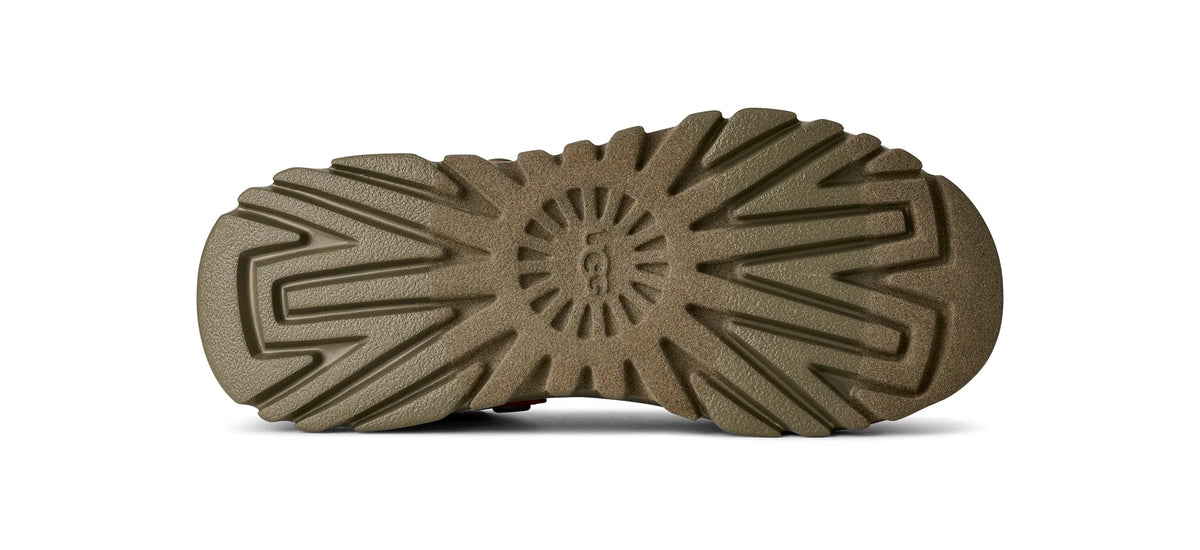 UGG M Peakmod Breathe Burnt Olive / RED Pepper: grøn sko til mænd