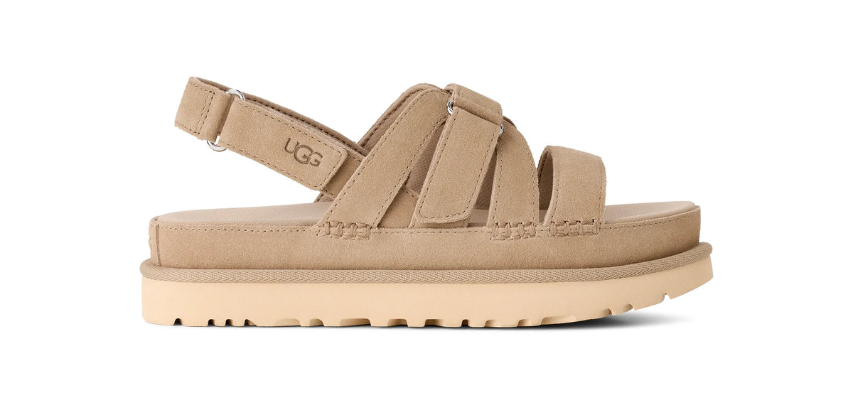 UGG W Goldenstar Gleam Mustard SEED: beige sandales pour femme