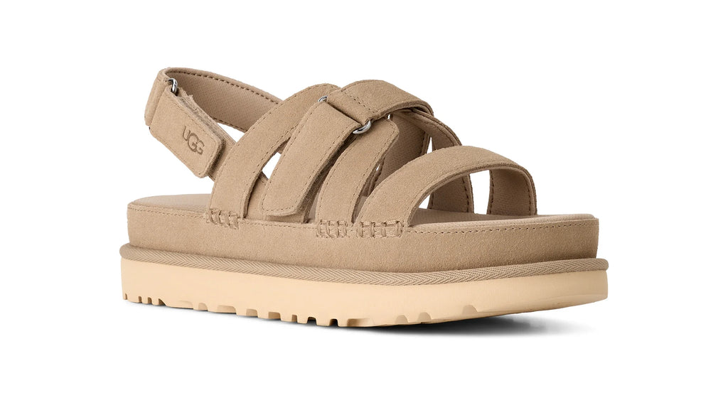 UGG W Goldenstar Gleam Mustard SEED: beige sandales pour femme