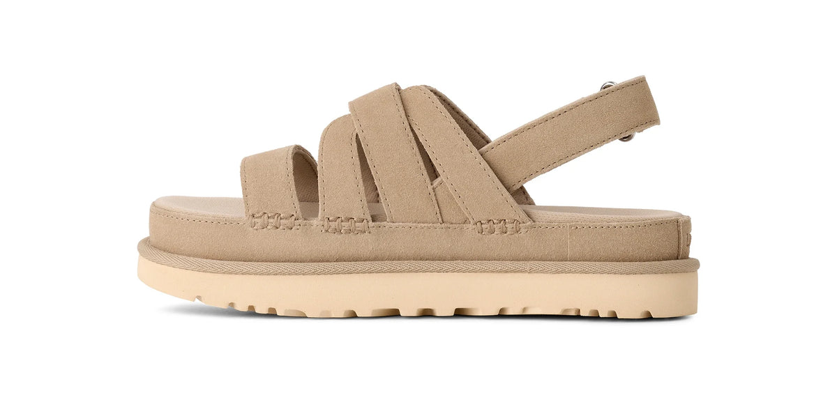 UGG W Goldenstar Gleam Mustard SEED: beige sandales pour femme