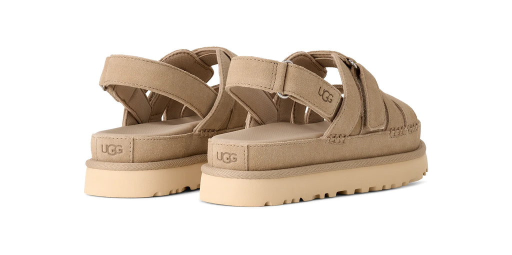 UGG W Goldenstar Gleam Mustard SEED: beige sandales pour femme
