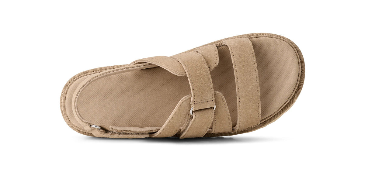 UGG W Goldenstar Gleam Mustard SEED: beige sandales pour femme