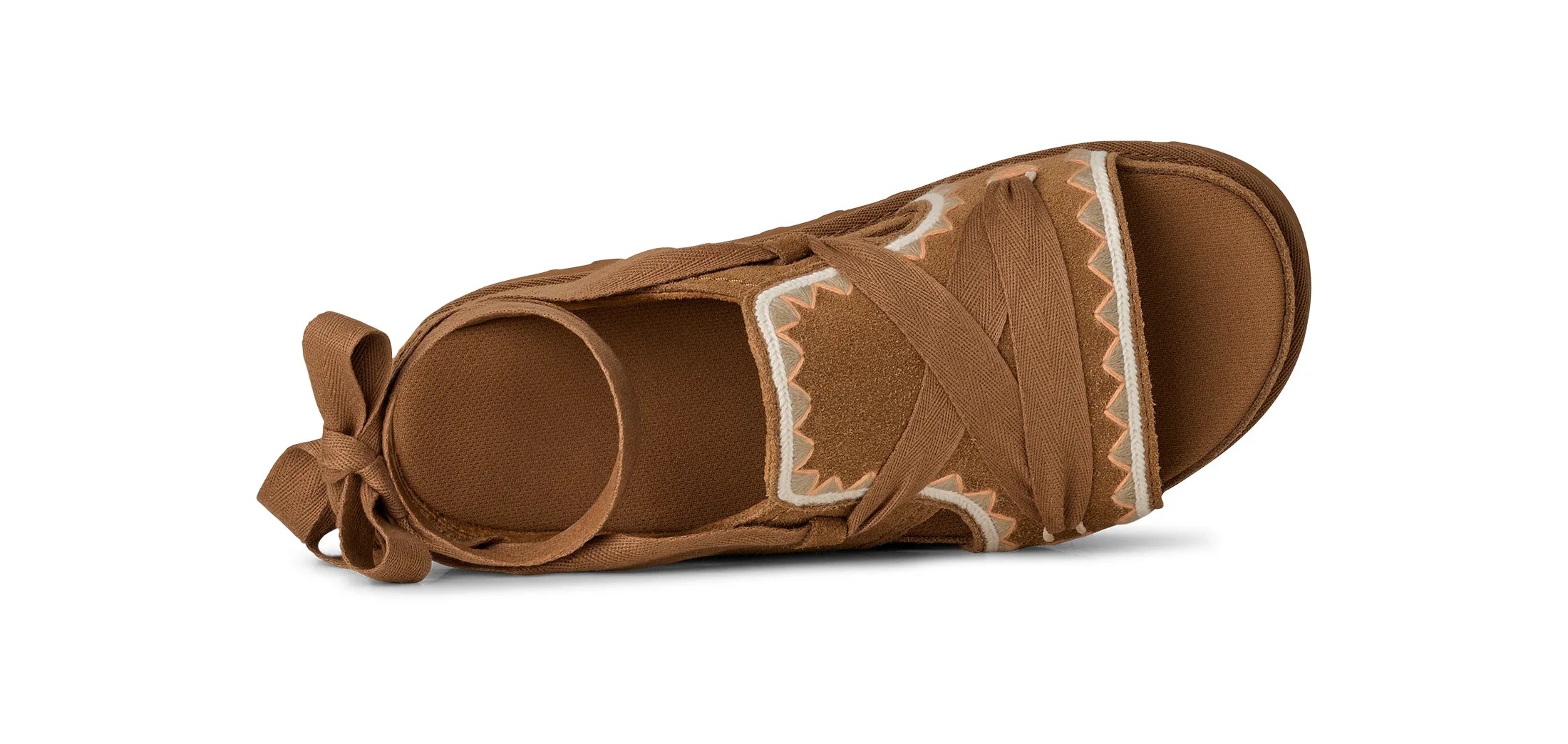 UGG W Goldenstar HI Artistitch Chestnut Multi: brun sandaler til kvinder
