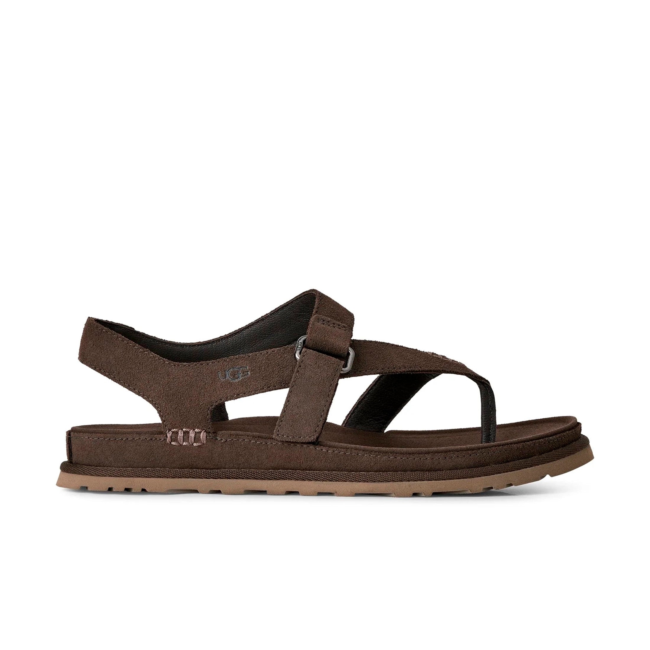 UGG W Goldengaze TOE POST Dense Smoke: グレー サンダル レディース