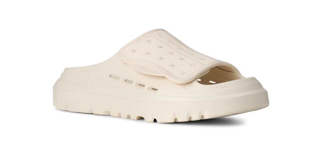 UGG M Peakmod Slide Jasmine: ホワイト サンダル メンズ