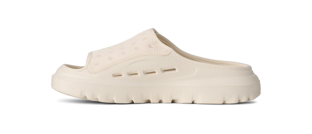 UGG M Peakmod Slide Jasmine: ホワイト サンダル メンズ