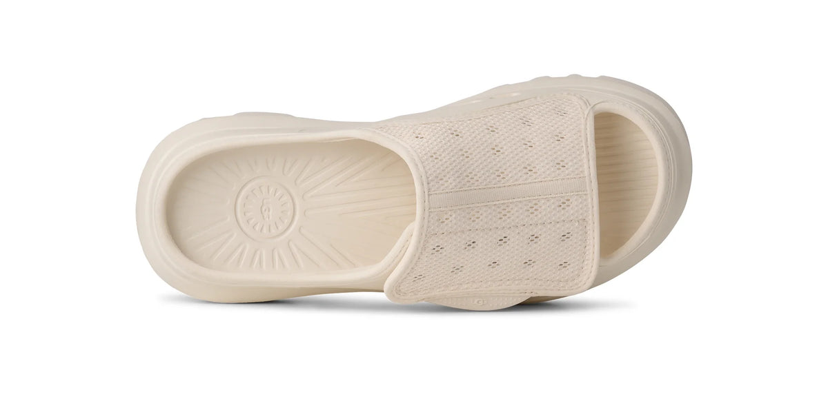 UGG M Peakmod Slide Jasmine: ホワイト サンダル メンズ