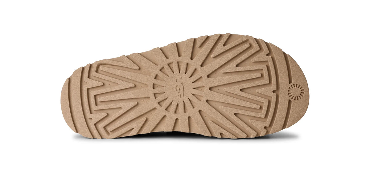 UGG W Goldenglow Embossed Mustard SEED: beige sandalen voor dames