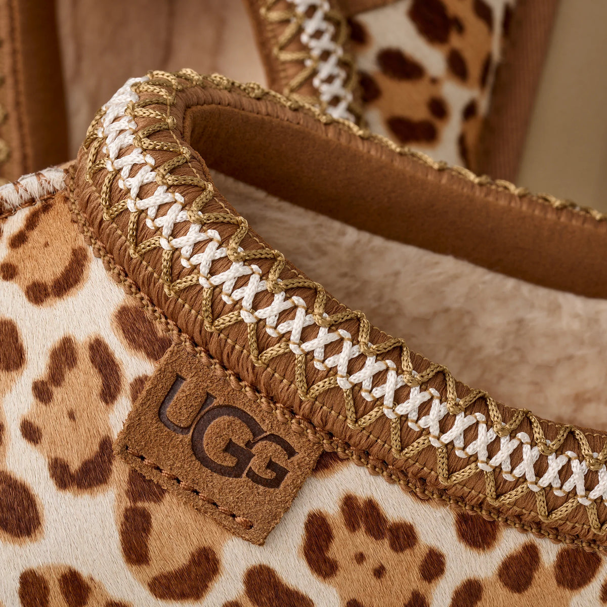 UGG W TAZZ Plains Felicity Leopard Jasmine: animal print 木屐 女士