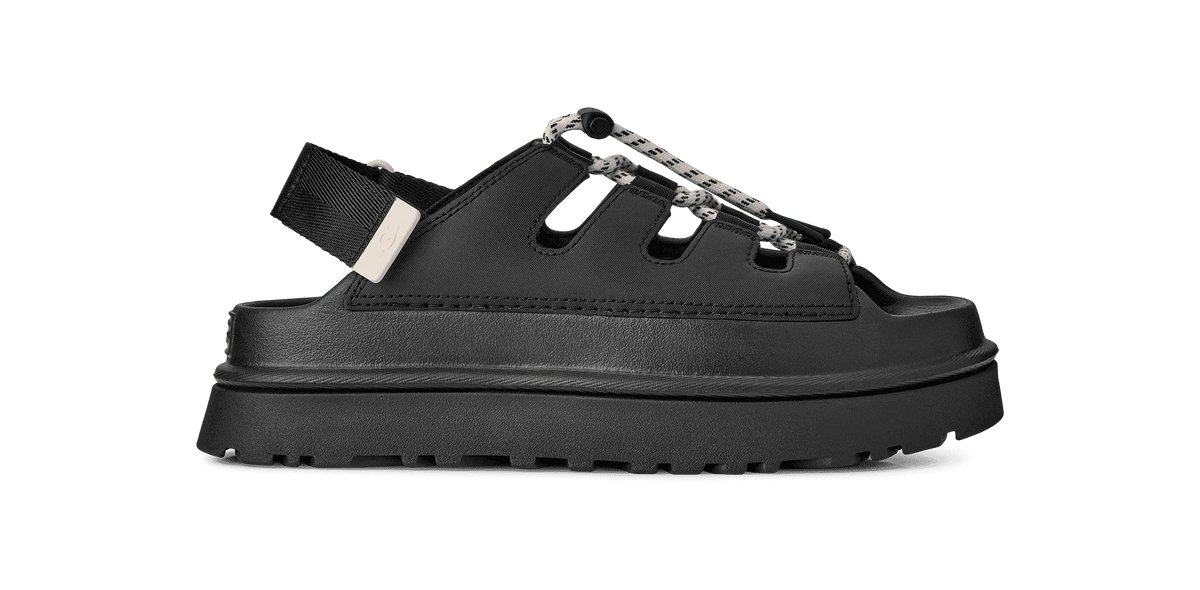 UGG W Goldenglow Toggle Black: noir sandales pour femme
